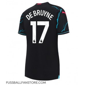 Manchester City Kevin De Bruyne #17 Replik 3rd trikot Damen 2023-24 Kurzarm